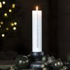 Ib Laursen Adventná sviečka Christmas White/Anthracite Grey Ib Laursen Adventná sviečka Christmas White/Anthracite Grey