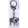 Slon pre šťastie kľúčenka prívesok kovový Slon pre šťastie kľúčenka prívesok kovový