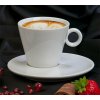 Cappuccino šálka podšálka, 220 ml, biela, CoffeeTime Cappuccino šálka podšálka, 220 ml, biela, CoffeeTime