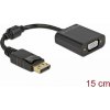 Delock Adaptér DisplayPort 1.2 samec na VGA samica pasívna čierna Delock Adaptér DisplayPort 1.2 samec na VGA samica pasívna čierna