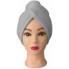 Kaptan Turban na vlasy vafle, svetlo sivý Kaptan Turban na vlasy vafle, svetlo sivý
