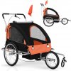 Jago príves za bicykel 2V1, oranžový Jago príves za bicykel 2V1, oranžový