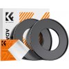 K&F Step Up Filter Ring 49-82mm*2pcs,+Vacuum Cleaning Cloth*1 K&F Concept K&F Step Up Filter Ring 49-82mm*2pcs,+Vacuum Cleaning Cloth*1 K&F Concept