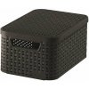 CURVER úložný box RATTAN S, 29,1 x 19,8 x 14,2 cm, hnedý, 03617-210 CURVER úložný box RATTAN S, 29,1 x 19,8 x 14,2 cm, hnedý, 03617-210