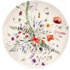 Tanier DEZERTNÝ plytký malý na koláč dezert porcelánový KVETY VLČIE MAK 20,5 cm Tanier DEZERTNÝ plytký malý na koláč dezert porcelánový KVETY VLČIE MAK 20,5 cm