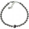 Glosery náramok z chirurgickej ocele s medailónom, zapínanie, 4-6mm Veľkosť korálok: 6mm, Obvod zápästia: M 17 cm, Prívesok: 6mm Glosery náramok z chirurgickej ocele s medailónom, zapínanie, 4-6mm Veľkosť korálok: 6mm, Obvod zápästia: M 17 cm, Prívesok: 6mm