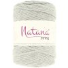 Natana Macrame String 4mm sivá 02 Natana Macrame String 4mm sivá 02