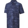 Detské golfové tričko Puma Solar Camo S Navy Modrá Detské golfové tričko Puma Solar Camo S Navy Modrá