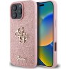 Guess PU Fixed Glitter 4G Metal Logo Zadní Kryt pro iPhone 16 Pro Max Pink Guess PU Fixed Glitter 4G Metal Logo Zadní Kryt pro iPhone 16 Pro Max Pink