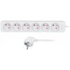 Predlžovací prívod Solight PP62, 6 zásuviek, biely, 3m (SOLIPP62) Predlžovací prívod Solight PP62, 6 zásuviek, biely, 3m (SOLIPP62)