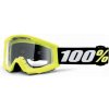 100% STRATA MINI YELLOW JUNIOR ANTI-FOG detské motokrosové okuliare - žlto - čierne, číre plexi 100% STRATA MINI YELLOW JUNIOR ANTI-FOG detské motokrosové okuliare - žlto - čierne, číre plexi