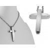 CITY STORM Retiazka s príveskom kríž s gréckym vzorom z ocele + darčeková krabička zadarmo CITY STORM Retiazka s príveskom kríž s gréckym vzorom z ocele + darčeková krabička zadarmo