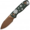 ! Kizer Drop Bear D2 Metal PVD, Green G10 Christmas knife 1094MC1