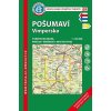 Trasa - KČT Turistická mapa - Pošumaví - Vimpersko, 7. vydání, 2018 Trasa - KČT Turistická mapa - Pošumaví - Vimpersko, 7. vydání, 2018