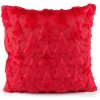 Vianočná obliečka na vankúš plyšová so stromčekmi 45x45 cm - 1 ks 2 červená Vianočná obliečka na vankúš plyšová so stromčekmi 45x45 cm - 1 ks 2 červená