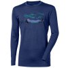 Pánske merino tričko s dlhým rukávom PROGRESS, LOKI AURORA tmavo modrá,Mix M Pánske merino tričko s dlhým rukávom PROGRESS, LOKI AURORA tmavo modrá,Mix M