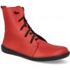 KTR Barefoot dámské zimní boty Timoti Red červené