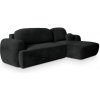 Rohová rozkladacia sedačka Modenza - čierna Kronos Strana: Pravá Rohová rozkladacia sedačka Modenza - čierna Kronos Strana: Pravá