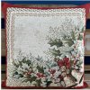 Mondo Italia Vianočná gobelínová obliečka na vankúš 42x42 cm Chenille 4116 Viacfarebná 42x42 cm Mondo Italia Vianočná gobelínová obliečka na vankúš 42x42 cm Chenille 4116 Viacfarebná 42x42 cm