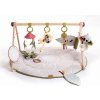 Tiny Love Boho Chic hracia deka s drevenou hrazdou