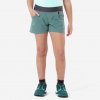 QUECHUA Detské turistické šortky MH500 7-15 rokov zeleno-sivé 141-148 cm QUECHUA Detské turistické šortky MH500 7-15 rokov zeleno-sivé 141-148 cm