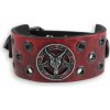 náramok unisex - red - LEATHER & STEEL FASHION - LSF1 59-a náramok unisex - red - LEATHER & STEEL FASHION - LSF1 59-a