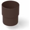 Spojka zvodu PVC 63 grafit Spojka zvodu PVC 63 grafit
