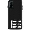 TopQ Zadný silikónový kryt DARK na Realme 7 Pro Hodně budeš někde