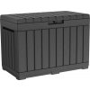Záhradný úložný box KETER Kentwood 190 L - 57 x 82,3 x 45 cm - grafit Záhradný úložný box KETER Kentwood 190 L - 57 x 82,3 x 45 cm - grafit