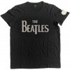 The Beatles Tričko Drop T Logo App Slub Unisex Black S The Beatles Tričko Drop T Logo App Slub Unisex Black S