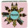 GiftyCity GIFTY CITY Kozmetické vreckové zrkadlo Praha Barva: růžová GiftyCity GIFTY CITY Kozmetické vreckové zrkadlo Praha Barva: růžová