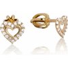 Zlaté náušnice srdiečka pink LEA1329.ZO Zlaté náušnice srdiečka pink LEA1329.ZO