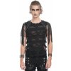tričko gotický and punk DEVIL FASHION Punk Čierna tričko gotický and punk DEVIL FASHION Punk Čierna