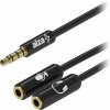 AlzaPower 3.5mm Jack 4P-TRRS (M) to 2x 3.5mm Jack (F) 0.15m čierny APW-ADCBA4JM23JF0015B AlzaPower 3.5mm Jack 4P-TRRS (M) to 2x 3.5mm Jack (F) 0.15m čierny APW-ADCBA4JM23JF0015B