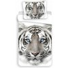 JERRY FABRICS Obliečky Biely Tiger Bavlna 140x200 70x90 JERRY FABRICS Obliečky Biely Tiger Bavlna 140x200 70x90