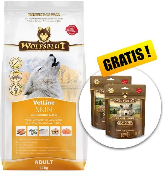 Wolfsblut VetLine Skin & Coat 12 kg