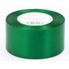 Stuha saténová - 32,9m(36 yardov) x 5 cm : zelená tmavá Stuha saténová - 32,9m(36 yardov) x 5 cm : zelená tmavá