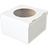 Krabica s okienkom 28x28x18cm 25 párov Biela Krabica s okienkom 28x28x18cm 25 párov Biela