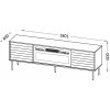 Cama CORTINA 5903815011108 televizní stolek/nábytek k multimediálnímu vybavení Cama CORTINA 5903815011108 televizní stolek/nábytek k multimediálnímu vybavení