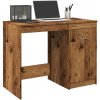 vidaXL Písací stôl, staré drevo 100x50x76 cm, kompozitné drevo vidaXL Písací stôl, staré drevo 100x50x76 cm, kompozitné drevo