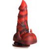 Creature Cocks Horny Devil Demon Silicone Dildo Red