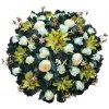 Smútočný veniec kruh Peonie Pivoňky, Ľalie, Ruže & Doplnky Ø 70cm Smútočný veniec kruh Peonie Pivoňky, Ľalie, Ruže & Doplnky Ø 70cm