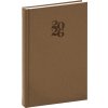 NOTIQUE denný diár Essenza 2026, orechová farba, 15 x 21 cm NOTIQUE denný diár Essenza 2026, orechová farba, 15 x 21 cm