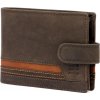 Pánska kožená peňaženka Nordee hnedá KZ54403 Pánska kožená peňaženka Nordee hnedá KZ54403
