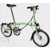 Skladací bicykel Brompton C Line Explore - Black Edition, Sea Green, S-TYP