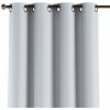 Dekoria Záves s kolieskami, bielo - sivá, Blackout 300 cm, 269-05 Dekoria Záves s kolieskami, bielo - sivá, Blackout 300 cm, 269-05