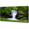Foto obraz na plátne Vodopád v lese 100x50 cm Foto obraz na plátne Vodopád v lese 100x50 cm