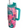 Quokka Vibe Smartgrip, Nerezový termo pohár Oil Petals, 880ml, 40371 Quokka Vibe Smartgrip, Nerezový termo pohár Oil Petals, 880ml, 40371