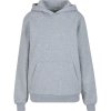 Build your Brand Mikina s kapucí Fluffy BY 289, oversize, dámská COT56028961002-heather gre M Melír šedá Build your Brand Mikina s kapucí Fluffy BY 289, oversize, dámská COT56028961002-heather gre M Melír šedá