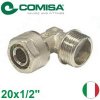 COMISA PEX šróbovacie koleno na závit 20x1/2 COMISA PEX šróbovacie koleno na závit 20x1/2